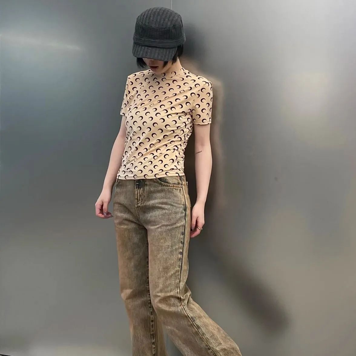 新品 MARINE SERRE 半袖Tシャツ 23389117_55440835_600.jpg