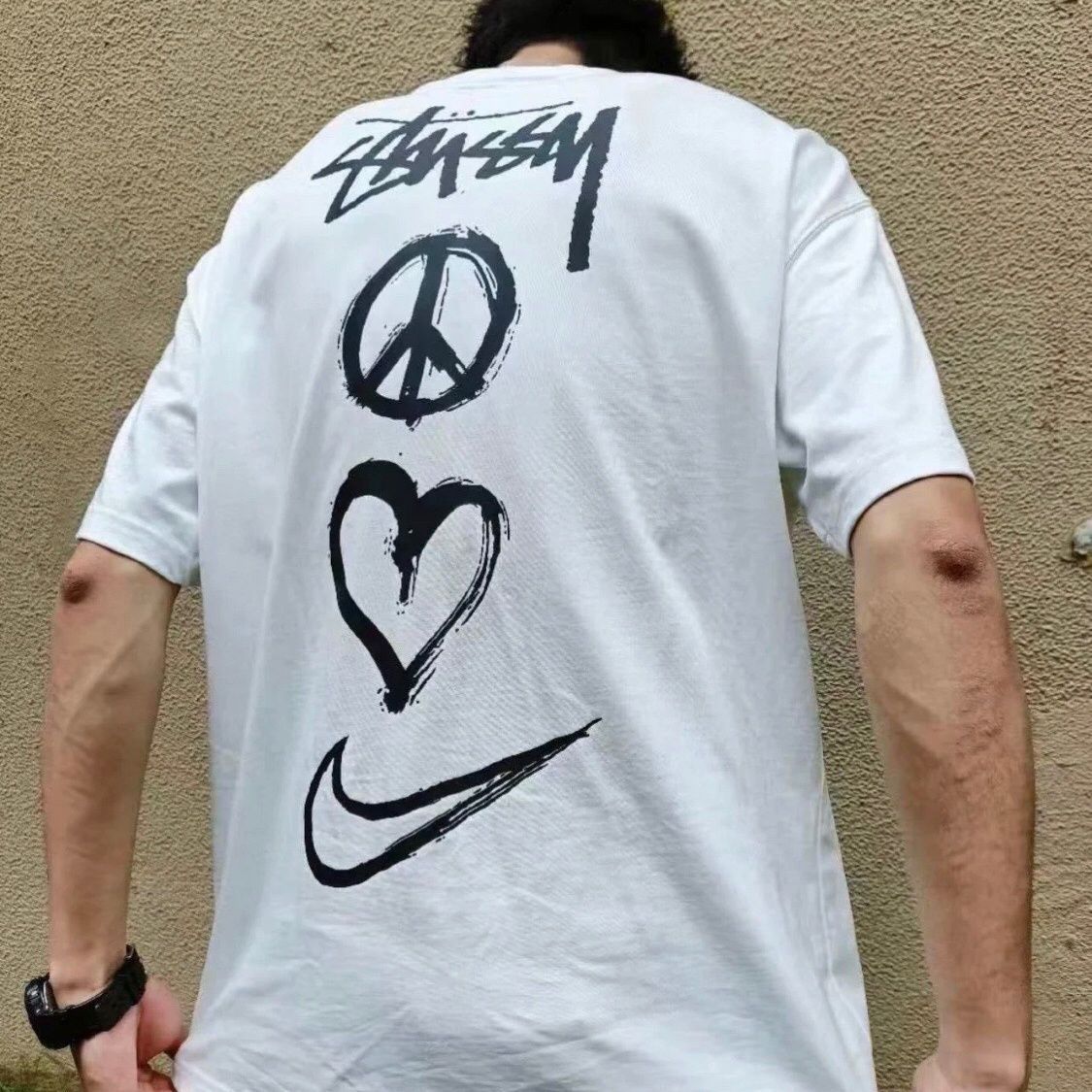 新品 特価 Nike x stussy ステューシー ダイス Tシャツ 男女兼用 2枚 