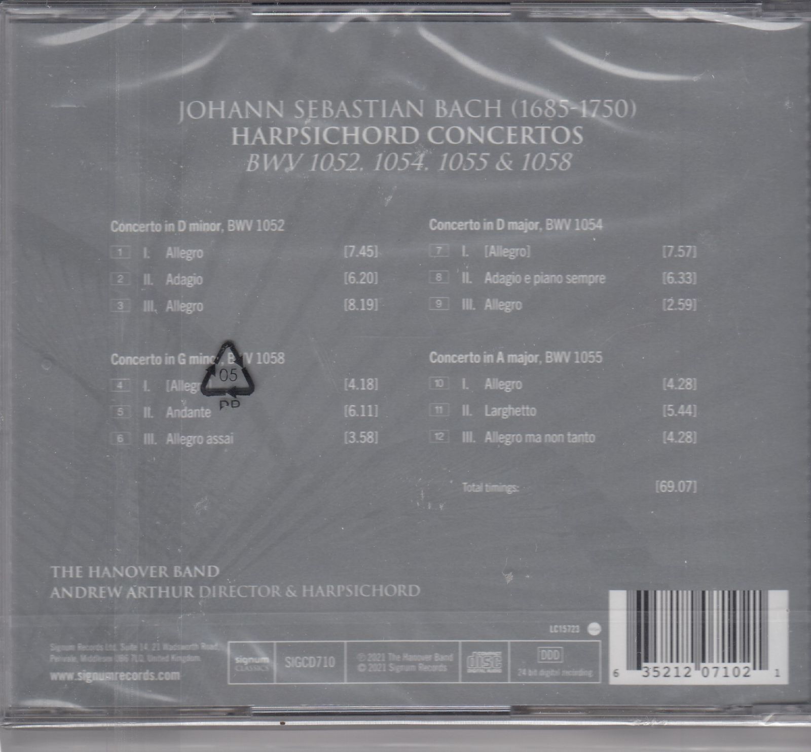 Bwv 1052 チェンバロ バッハ J S バッハ チェンバロ協奏曲集 1 - BWV 1052, 1053, 1056, 1059 鈴木優人 バッハ・コレギウム・ジャパン - BIS-2401 - NML ナクソス・ミュージック・ライブラリー