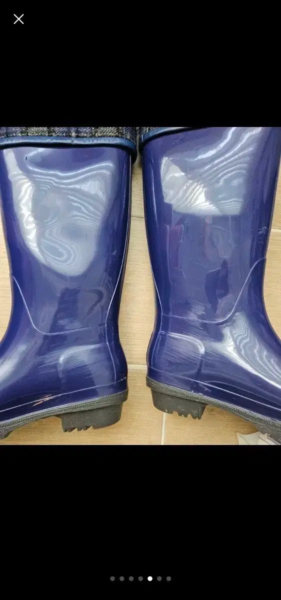 FERRAGAMO フェラガモ チェック 塔 バンディング ブルー ロング レインブーツ KIN-KAAI_COM