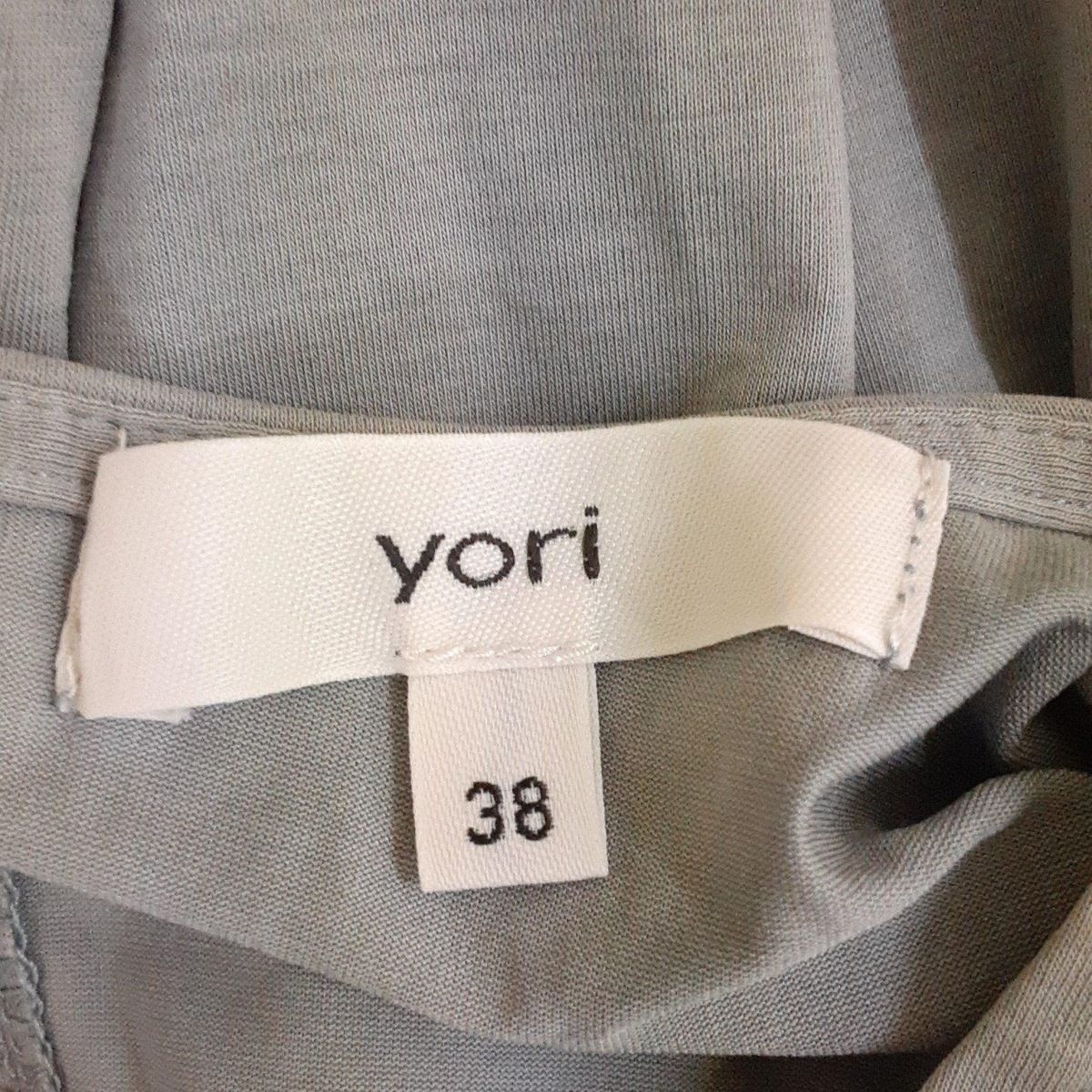 yori(ヨリ) チュニック サイズ38 M レディース美品 - グレー