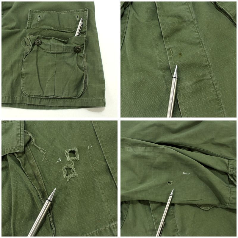 60s USA製 vintage U.S.ARMY ジャングルファティーグ リップストップ