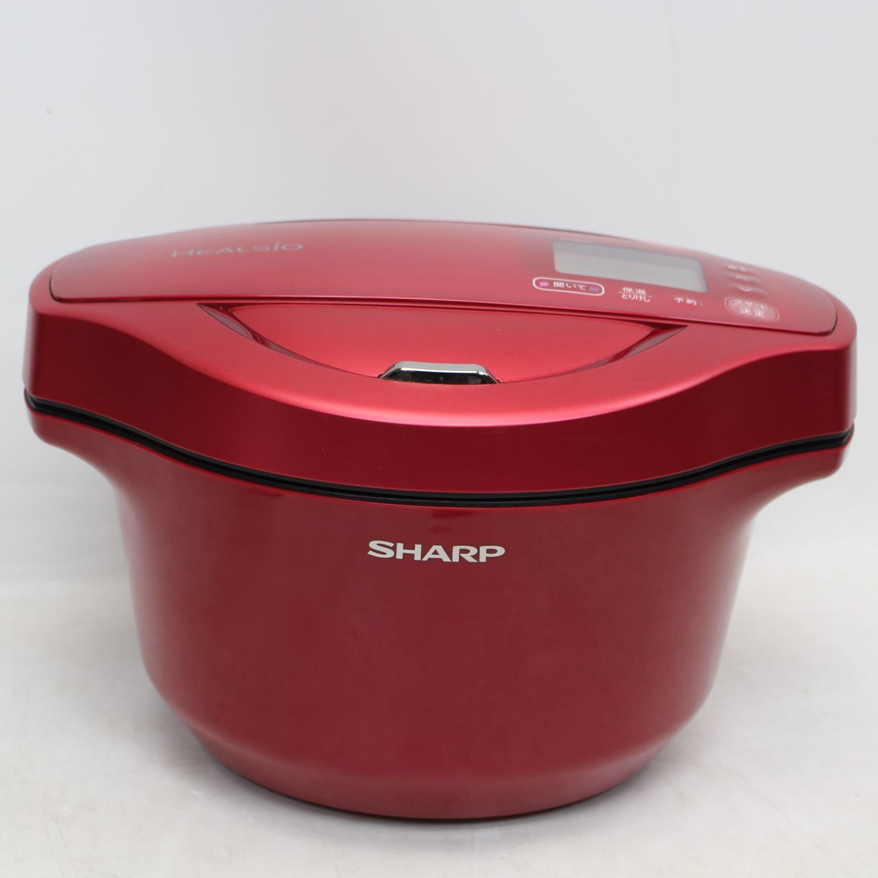 IS720 ホットクック SHARP KN-HW24C-R 電気圧力鍋 2.4L レッド