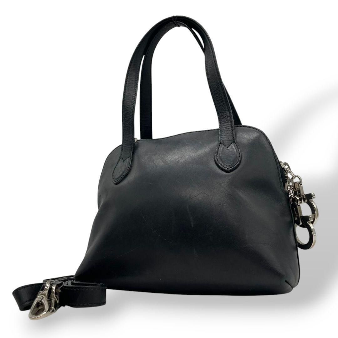 ⭐️美品⭐️Ferragamo⭐️ハンドバッグ ガンチーニ ブラック 美品