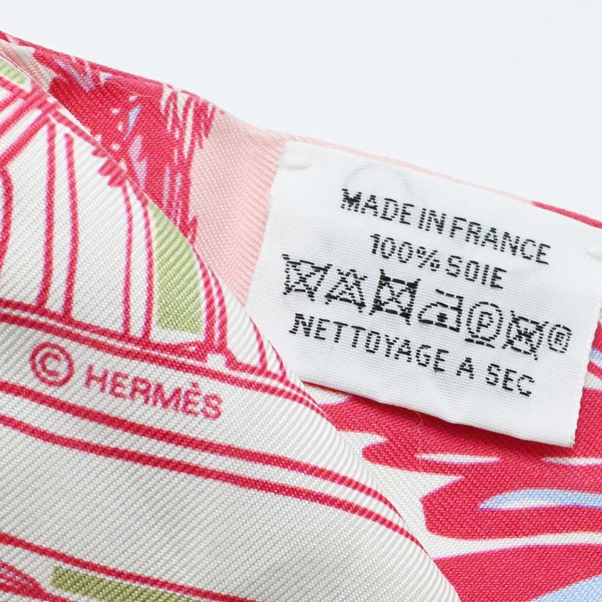 3614) エルメス HERMES ツイリー シルク スカーフ レイユール・デテ