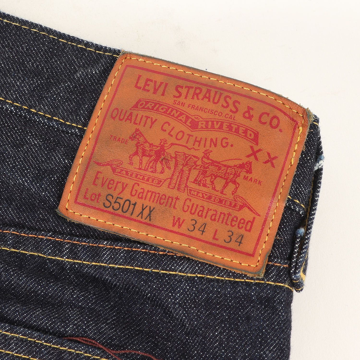 美品 Levis / LVC リーバイス デニムパンツ サイズ:34×34 1944年復刻 