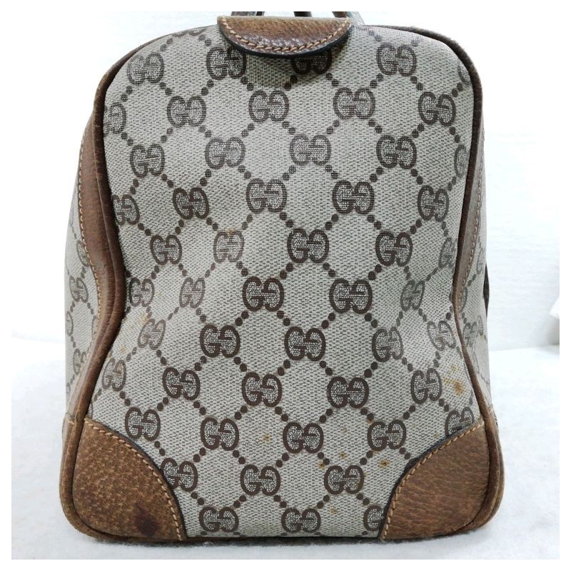 中古】GUCCI オールドグッチ ミニボストンバッグ GG シェリー