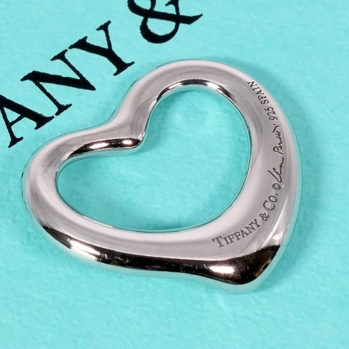 現行モデル ティファニー オープンハート 22mmネックレストップ/25-91S