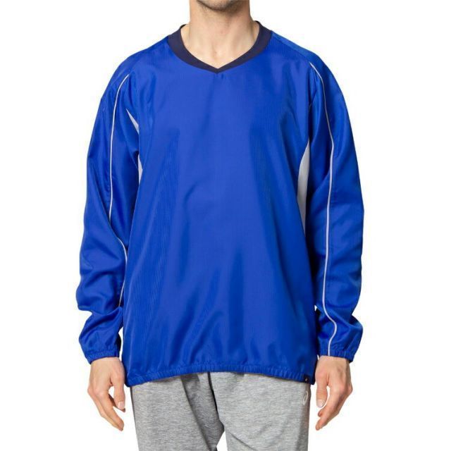 asics アシックス PISTE JACKET アシツクスブルー 4XL 2103A010 402 | スポーツ スポーツウェア サッカー フットサル ピステジャケット 長袖 ロングスリーブ ジャージ 防風性 ストレッチ素材 メンズ フ
