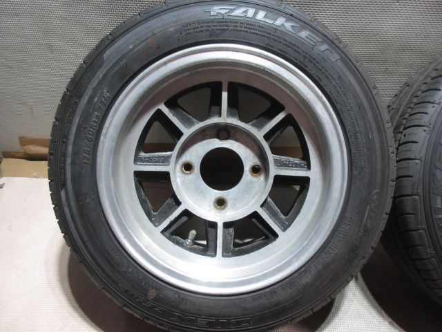 ☆旧車 当時物 HAYASHI RACING ハヤシレーシング STREET 13インチ 6J+7（2本）7J＋6（2本）4穴 PCD：114.3 新品 タイヤ付き 4本セット - メルカリ