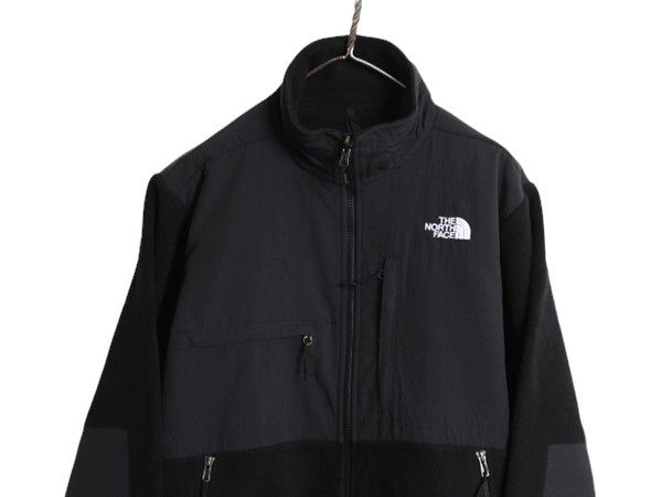 【お得なクーポン配布中!】 ノースフェイス デナリ ジャケット メンズ M 古着 The North Face DENALI アウトドア 黒 フリース ナイロン ブルゾン フルジップ ブラック