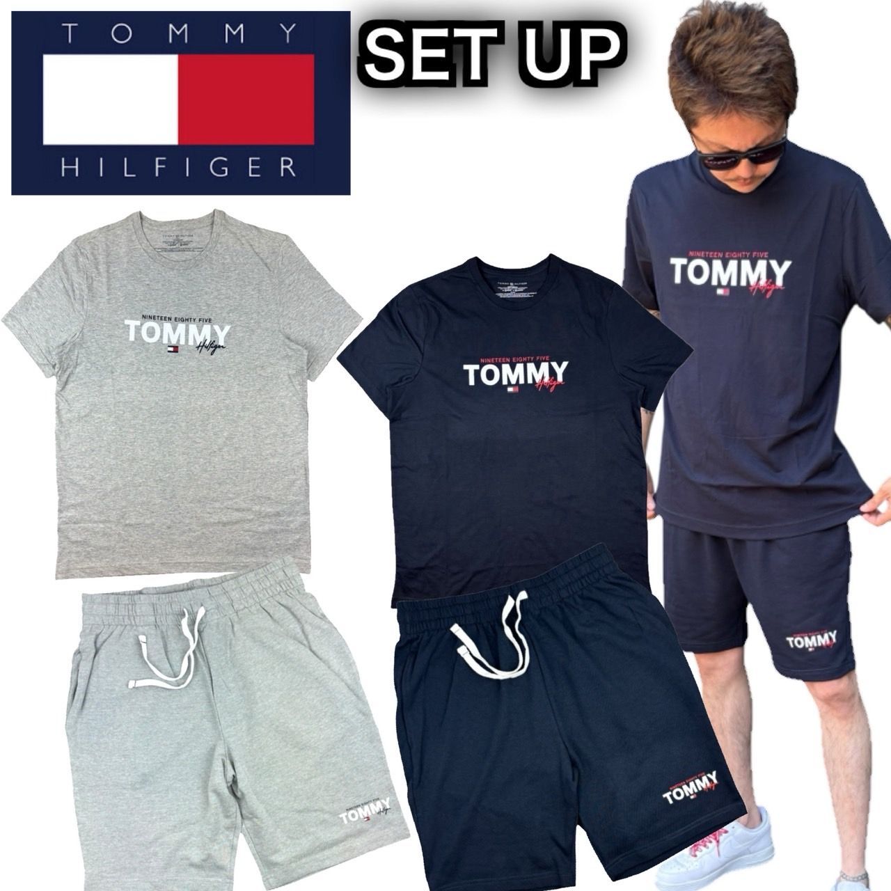 トミーヒルフィガー TOMMY HILFIGER セットアップ 09T4509/09T4501 