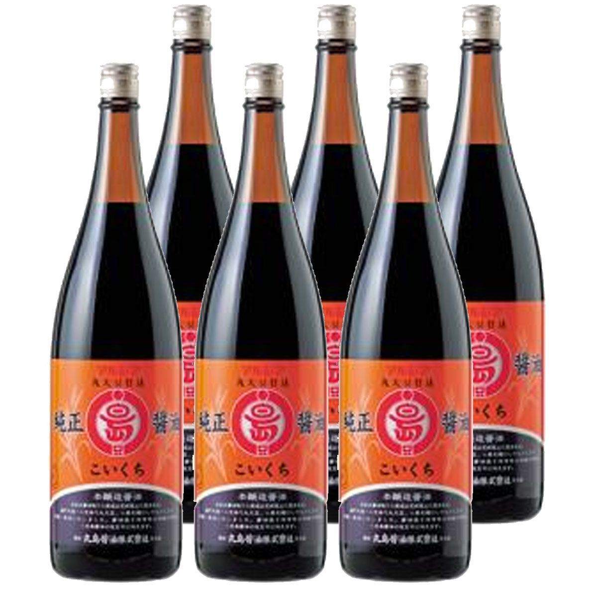 丸島醤油 純正醤油 濃口 1.8L瓶×6本