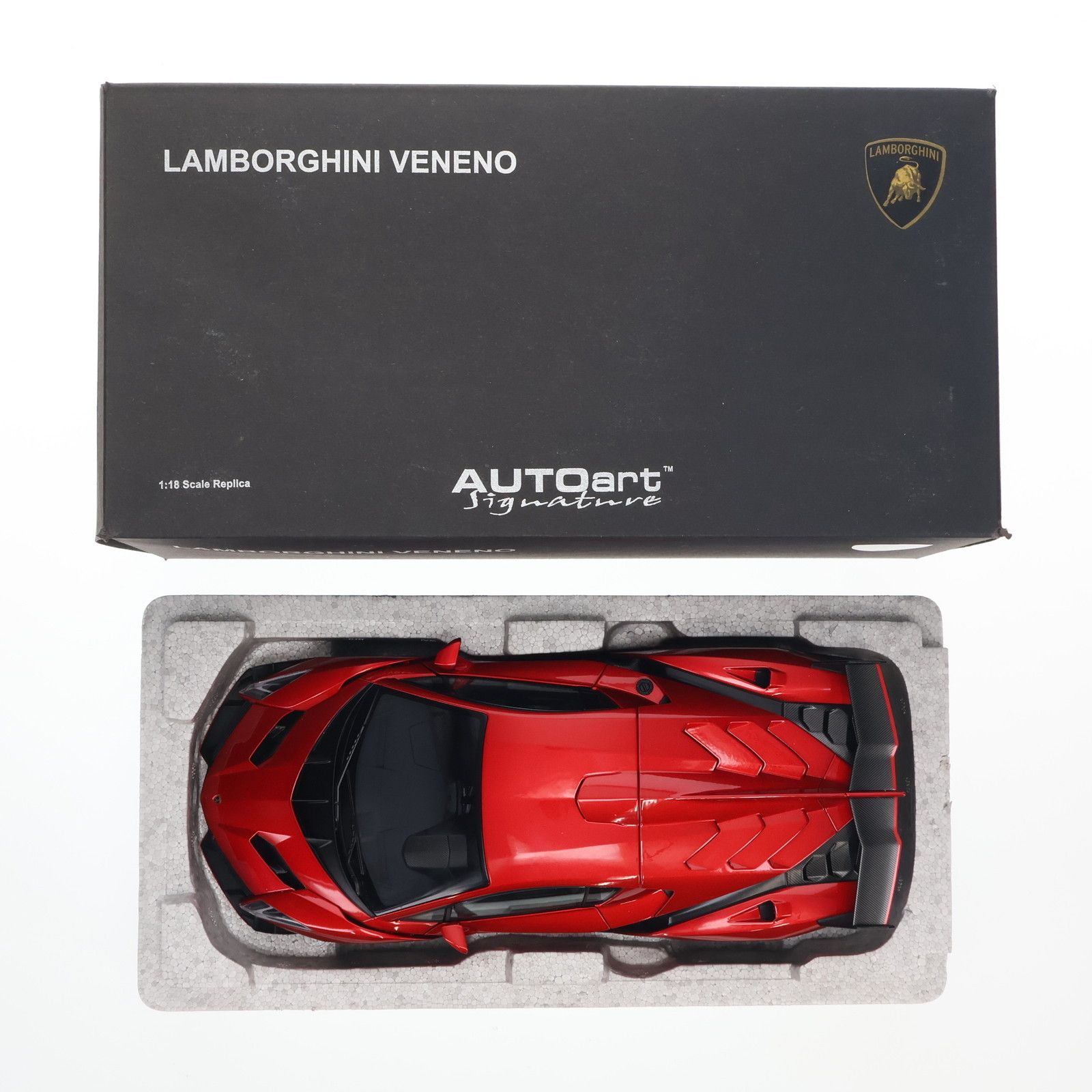 オートアート ランボルギーニ ヴェネーノ 1/18 ミニカー 赤　ジャンク オートアート ランボルギーニ ヴェネーノ 1/18 ミニカー 赤