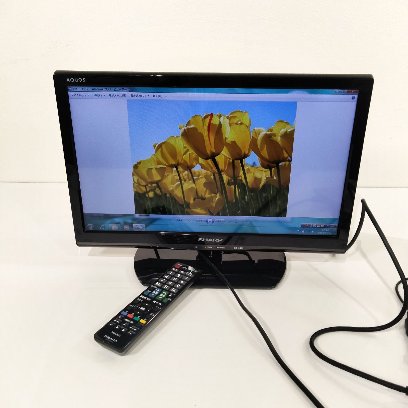 SHARP AQUOS LC-19K20 19型 2015年製 値下げしました Amazon | シャープ 19V型 ハイビジョン 液晶テレビ ホワイト
