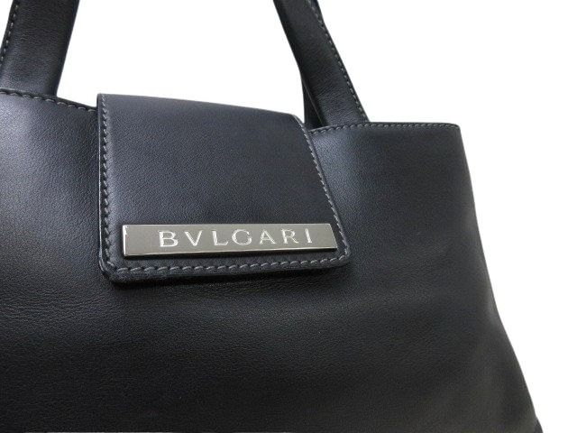 極美品♡BVLGARI レザーハンドバッグ リング ロゴ ブルガリ 黒 楽天市場】【送料無料】 ブルガリ ハンドバッグ ブラック ロゴ