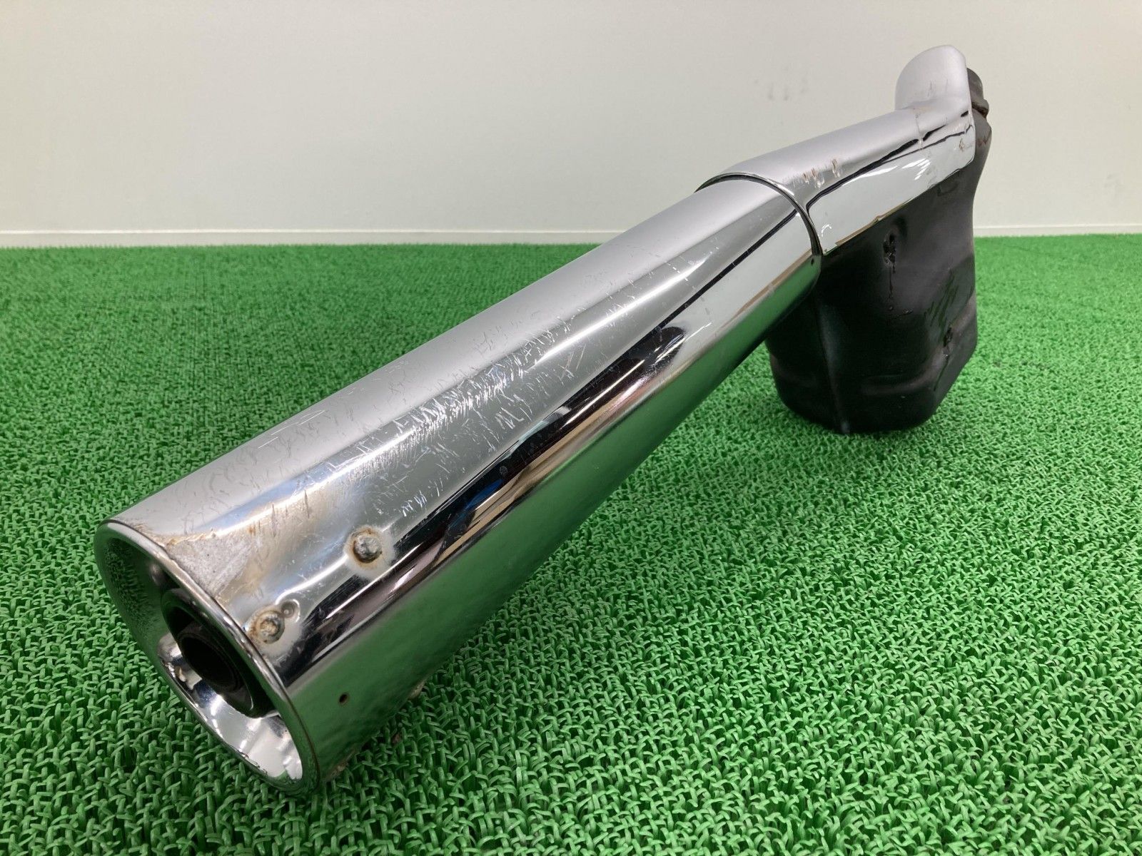 ゼファーカイ サイレンサーマフラー K458 カワサキ 純正 バイク 部品 ZR400G ZEPHYRχ 機能的問題なし 品薄 希少品 車検 Genuine 【中古】 49