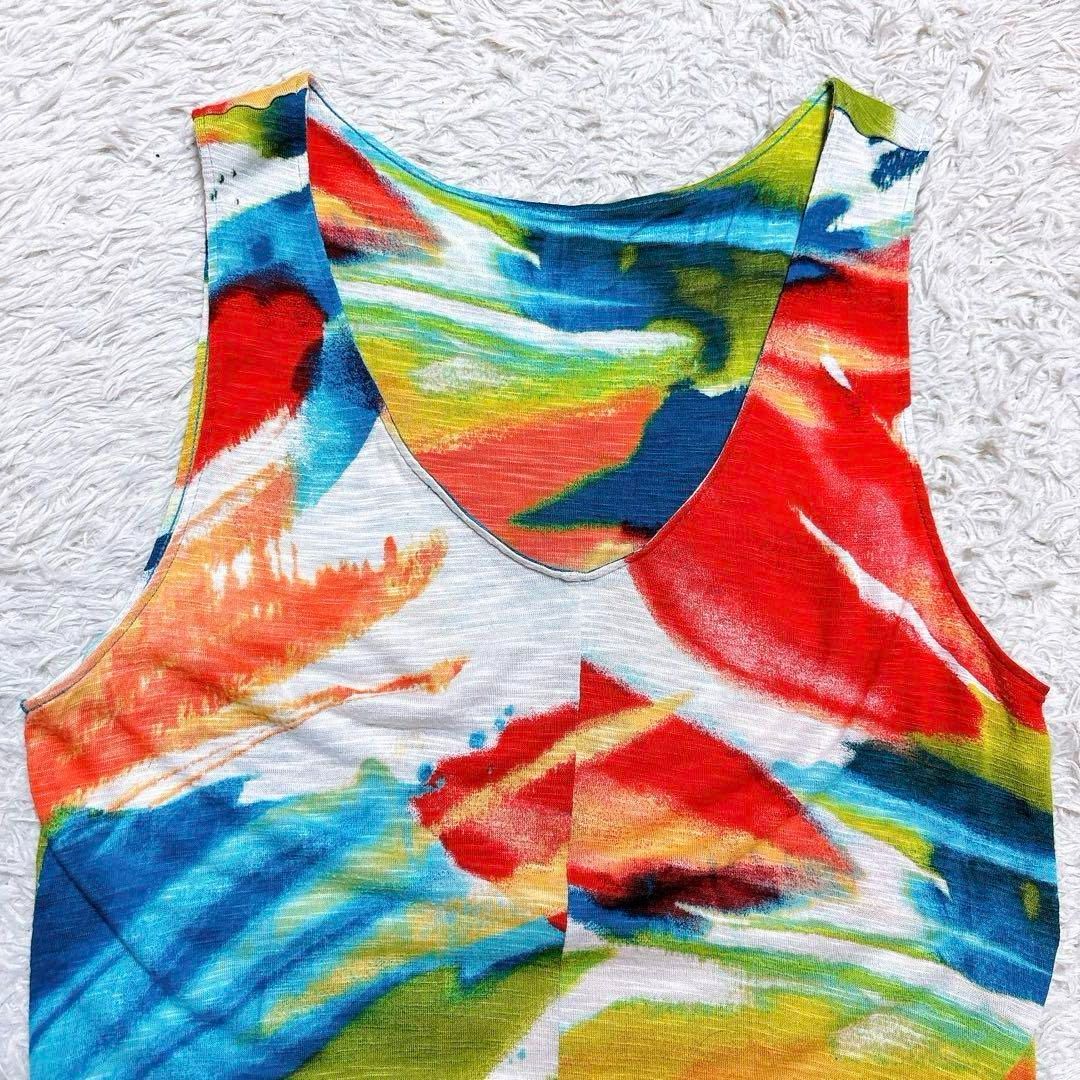 ノースリーブロングワンピース