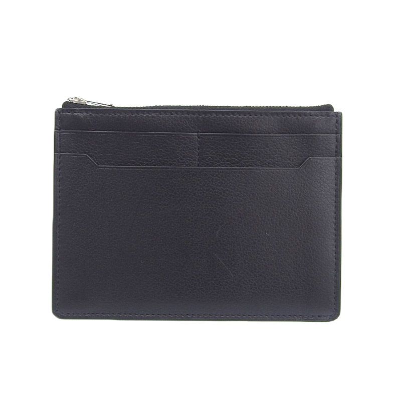 エルメス HERMES シティジップ コインケース 小銭入れ レザー ブラック/ネイビー Y刻印 2020年 中古 新入荷 HE0762