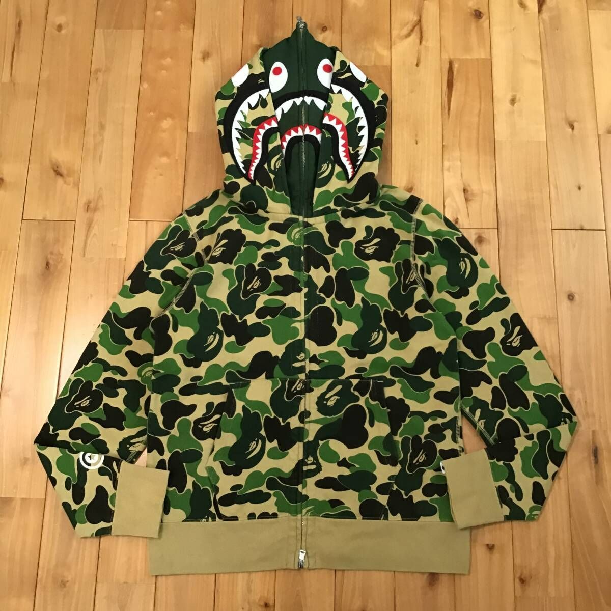ABC camo ダブル シャーク パーカー Mサイズ Double shark full zip 