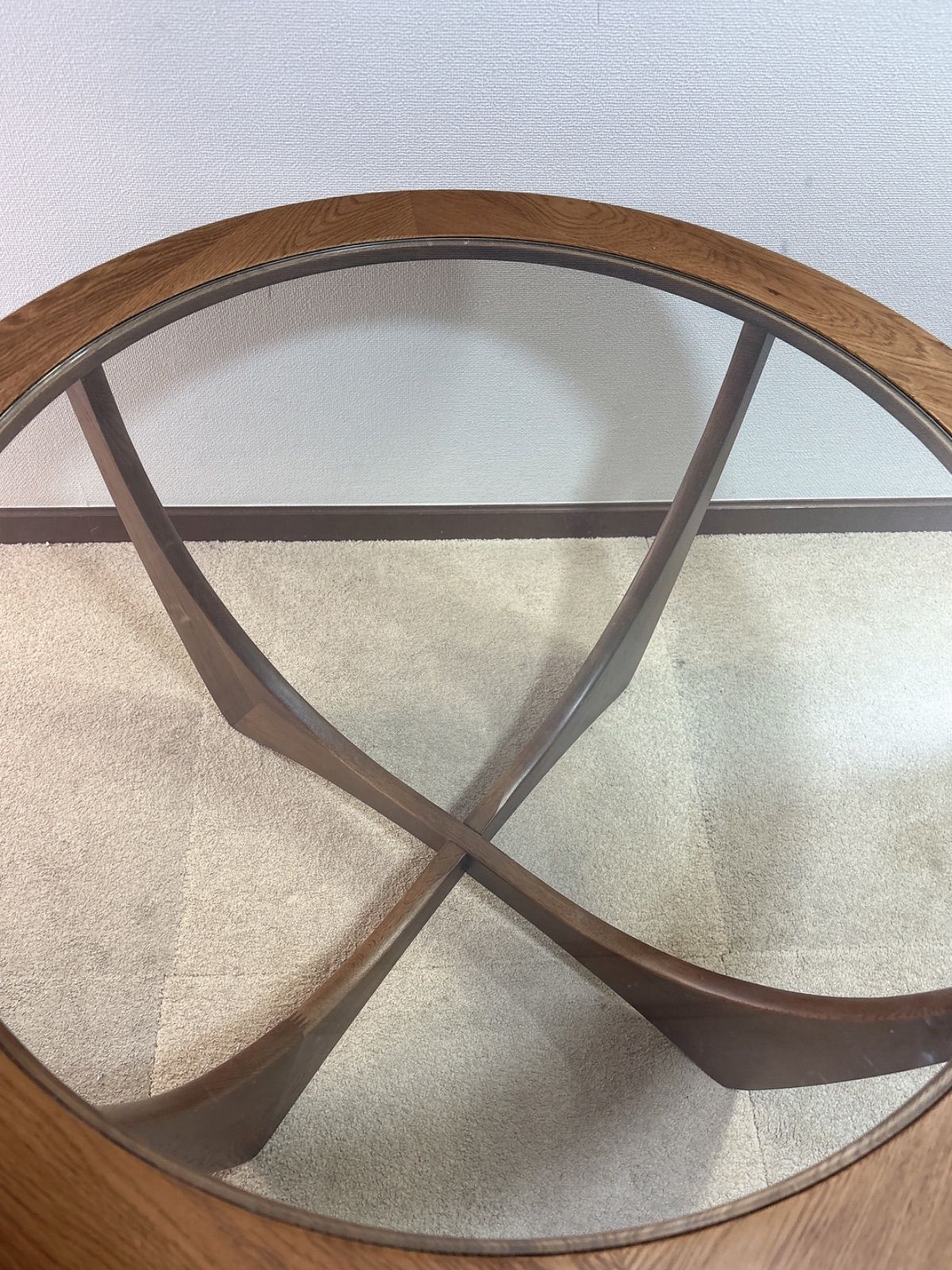 ジース リビングテーブル 83cm オークブラウン - メルカリ