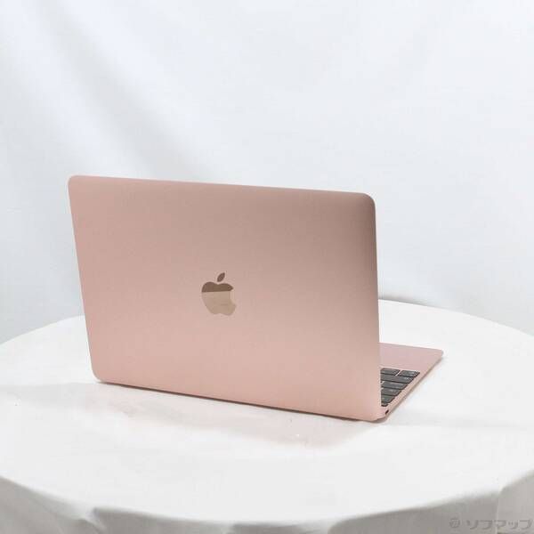 美品　動作確認　MacBook Air 12インチ　2017 ローズゴールド 中古品〕 MacBook 12-inch Mid-2017 MNYM2J／A Core_m3 1.2GHz