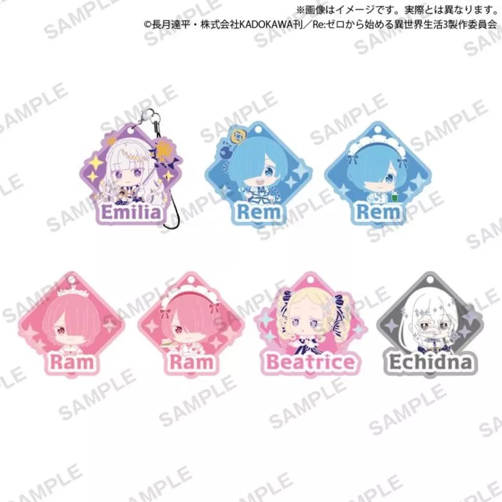 中古】ストラップ 全7種セット 「Re：ゼロから始める異世界生活