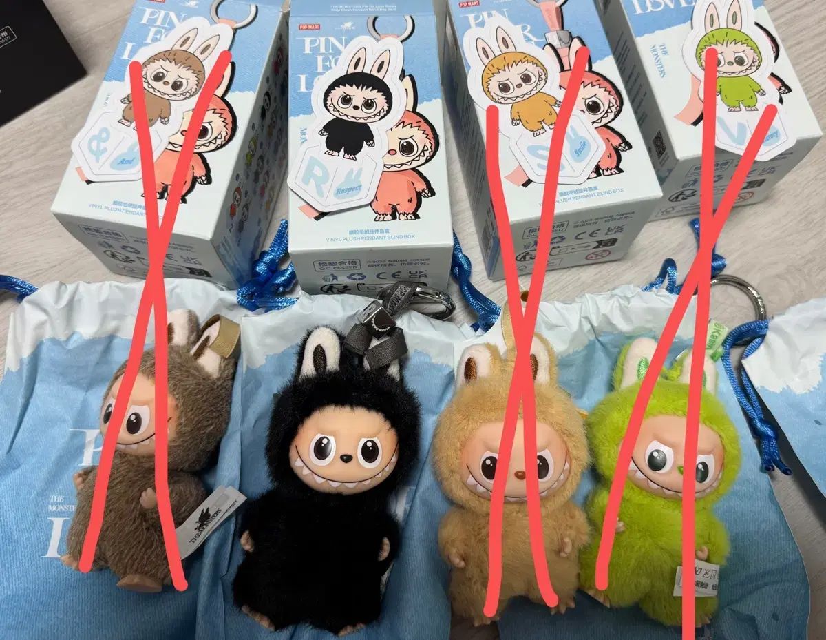 ラブブ♡ ラブブ イン・マイ・ハート パスワード キーリング R 出品