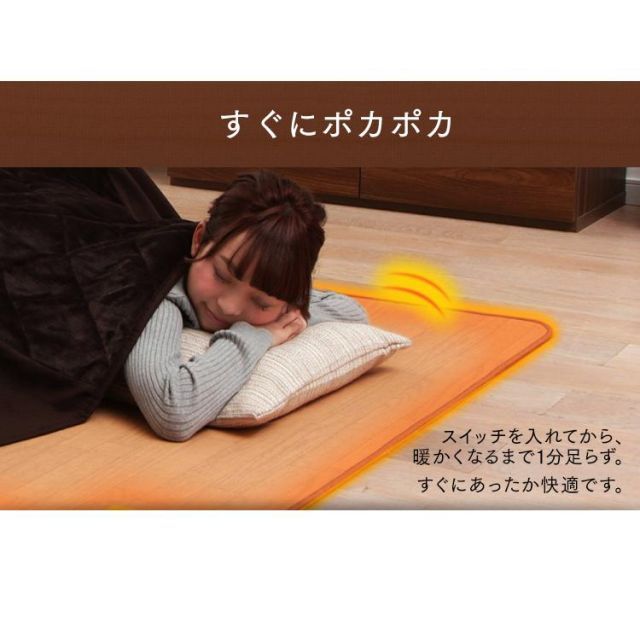 公式 ホットカーペット 1.5畳 1畳 電気 カーペット 拭ける 電気カーペット 1.5帖 ラグ ダニ退治 WHC-155KMD ワタナベ工業 MARWIL-DEMENAGEMENTS_CH