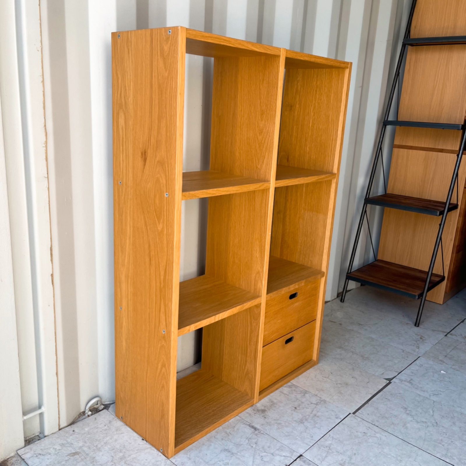 取付無料！無印良品 オーク材 スタッキングシェルフ 北欧風オープンラック✨ 取付無料！無印良品 オーク材 スタッキングシェルフ 北欧風