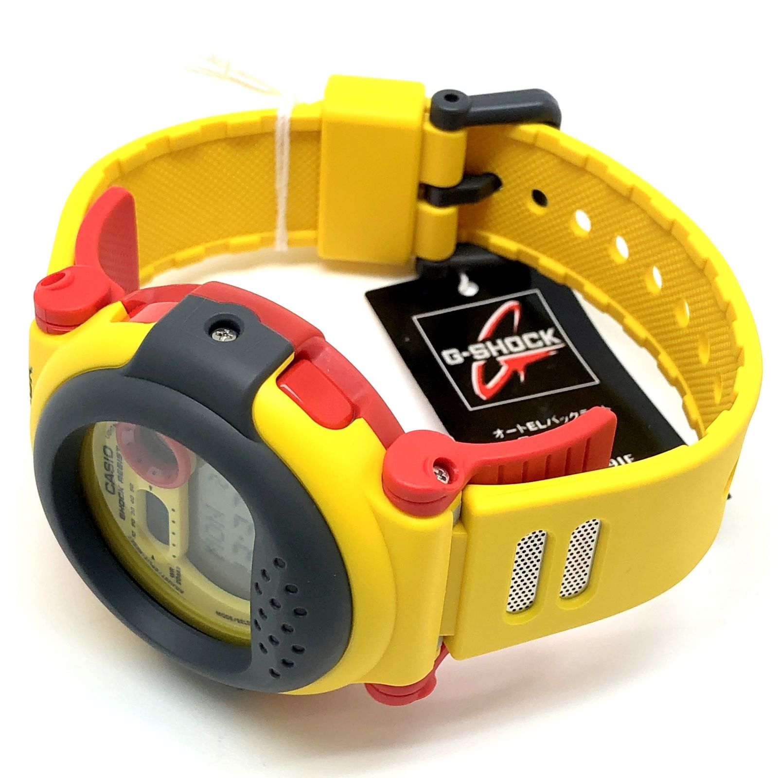 Pre-Owned CASIO Casio G-SHOCK Watch G-001-9JF NEXAX Reprint Jason Advance  Line Capsule Tough Yellow Gray Red Eye Digital Quartz IT2EE04HGILV (Good)