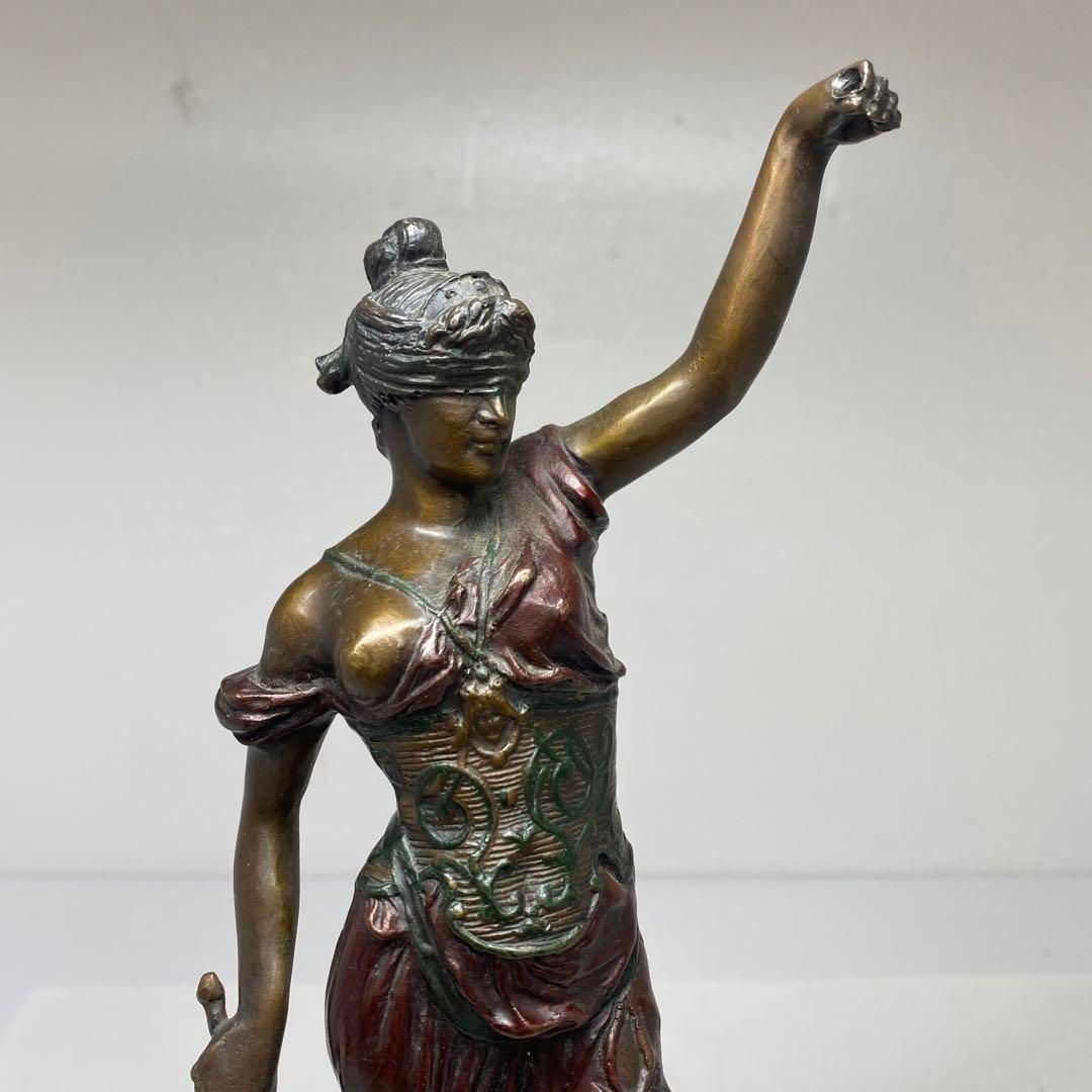 BY MAYER GODDESS of JUSTICE ブロンズ置物 トヒトコ