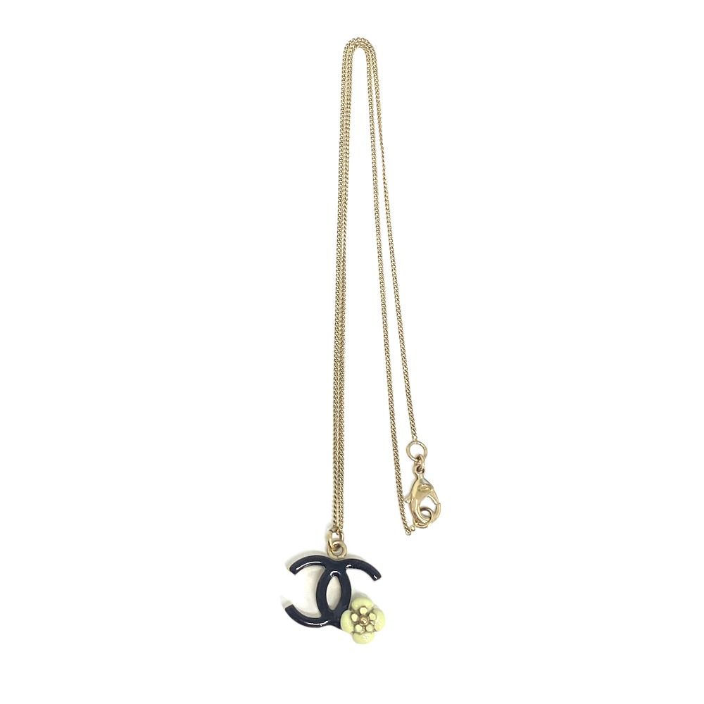 CHANEL ブラック カメリアネックレス お買取りしました！ シャネル カメリア ネックレス 750WG ダイヤ