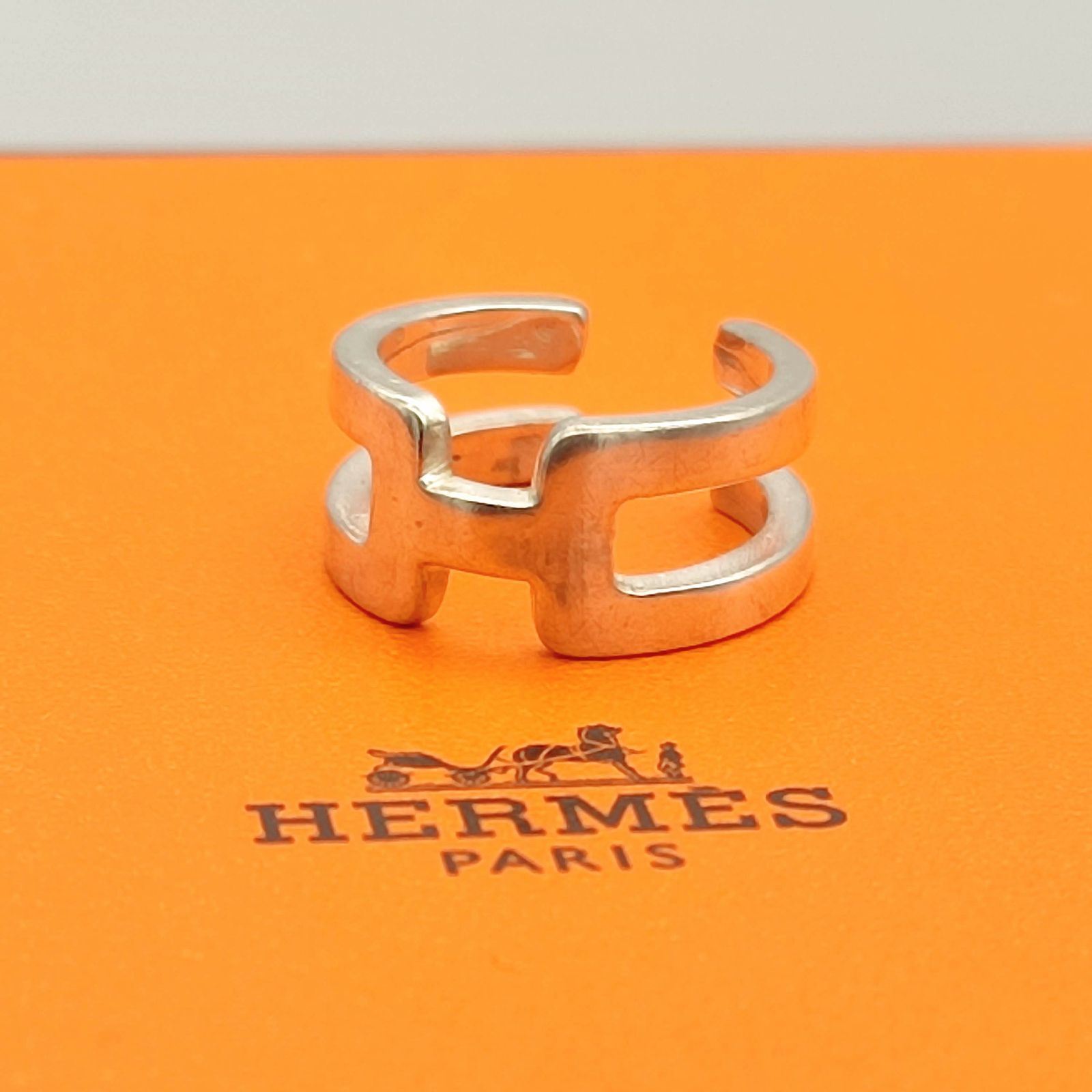 美品】HERMES エルメス Hリング ヴィンテージ シルバー925 6号 - メルカリ