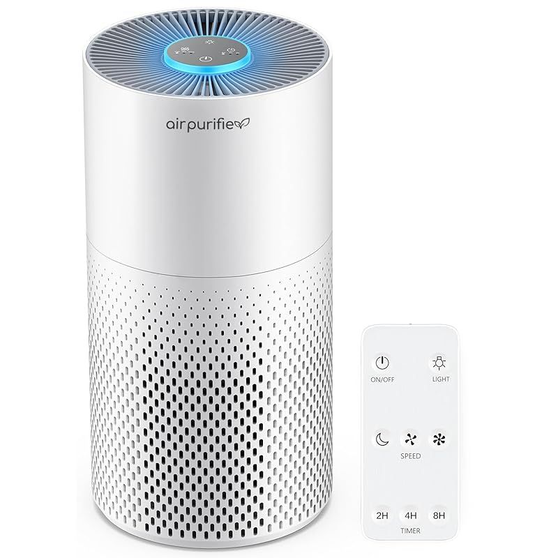商品 Afloia 空気清浄機 小型 30畳 遠隔操作 -七色ライト付き 花粉|タバコ|ペットの毛 hepa フィルター 3段階風量切替 花粉症 たばこ用 強力 6畳|8畳|10畳 部屋用 卓上 加湿なし コンパクト 省エネ リモコン付き おす 0
