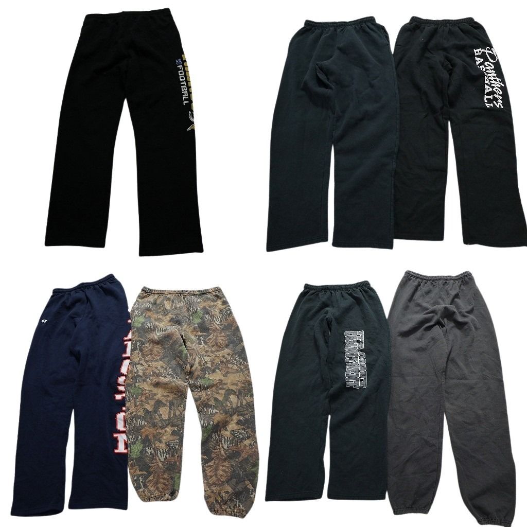 古着卸 スウェット パンツ 7枚セット メンズ Ｍ |Ｌ |XL リアルツリー ラッセル 英字プリント 古着 NA0428