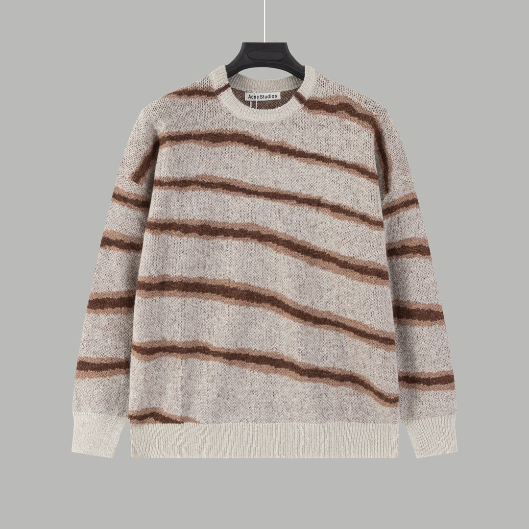 Acne Studios ウェーブクルーネック セーター