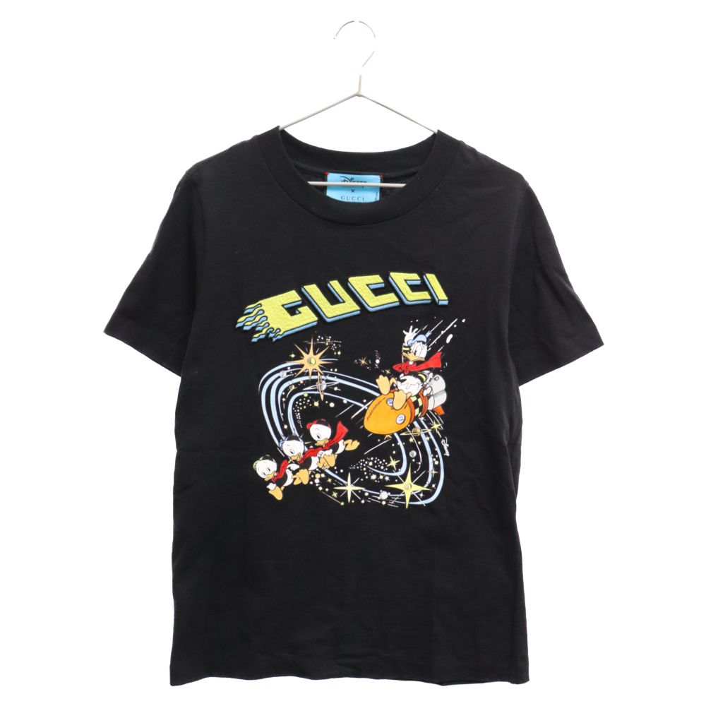 GUCCI グッチ ディズニーコラボ ドナルド 半袖 Tシャツ ワッペン GUCCI (グッチ) × Disney ドナルドワッペン 半袖Tシャツ