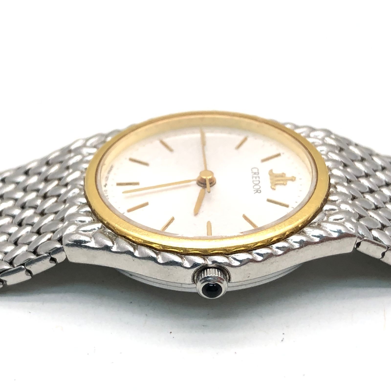 稼働 セイコー 18KT 1271-0010 クレドール ゴールド 腕時計 - 時計