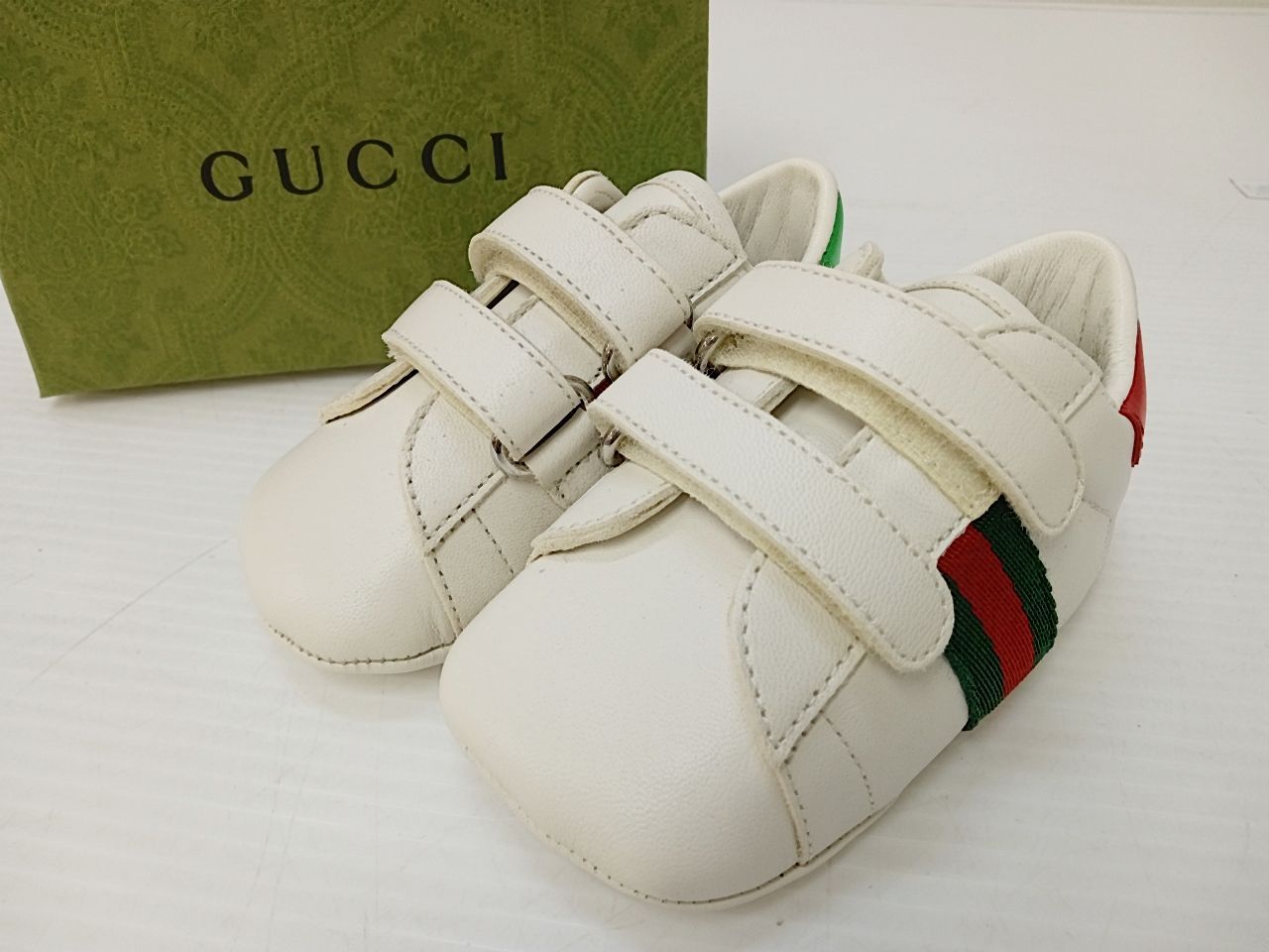 GUCCI グッチ ベビーシューズ ファーストシューズ レザー 10.5cm [M