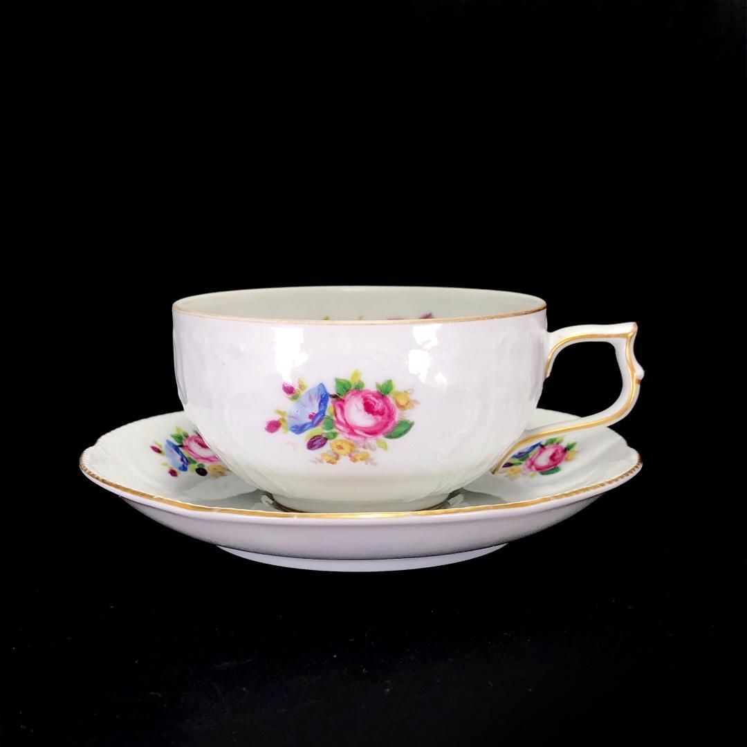 ローゼンタール クラシックローズ カップ&ソーサー2客 美品】ドイツ