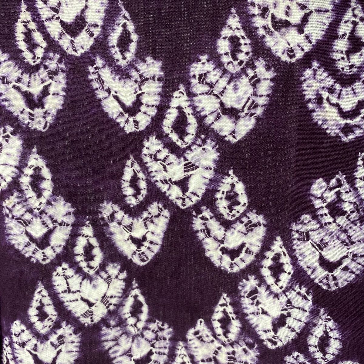 平和屋本店□極上 創業140年 小糸染芸の四代目 小糸敏夫 小紋 幾何学