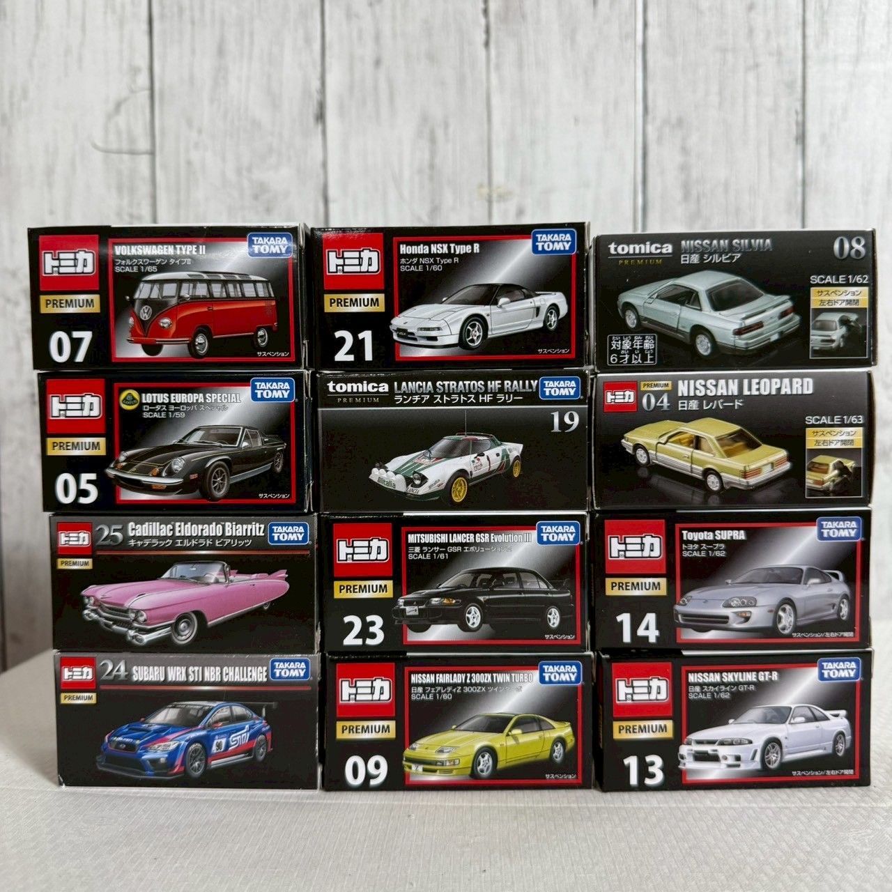 値下げ交渉歓迎] トミカプレミアム 12台セット NSX スープラ R34