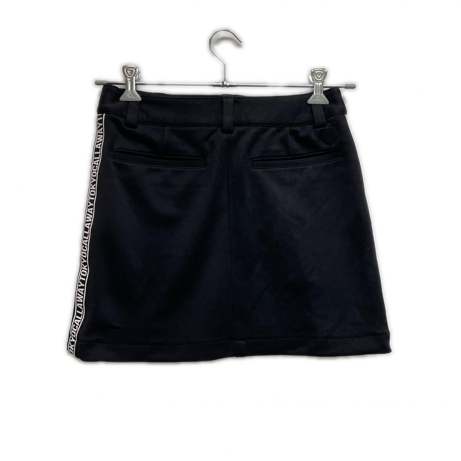 レディース キャロウェイ Callaway スカート M 黒 ブラック ジャージ素材