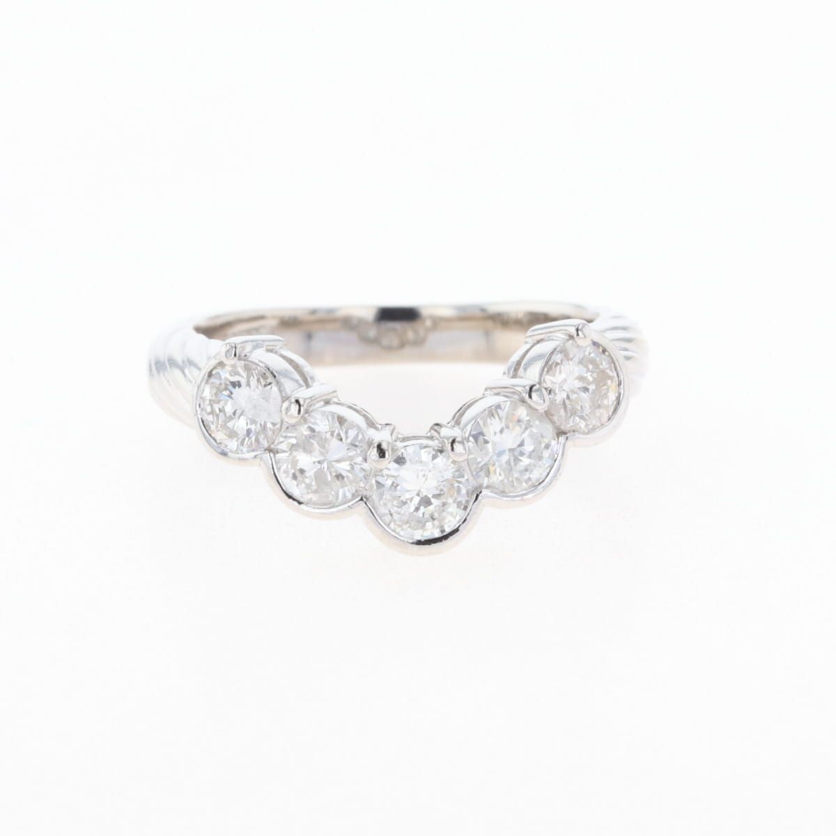 Pt900 ダイヤモンドリング 10号 pt900 メレダイヤモンドリング10号 7g