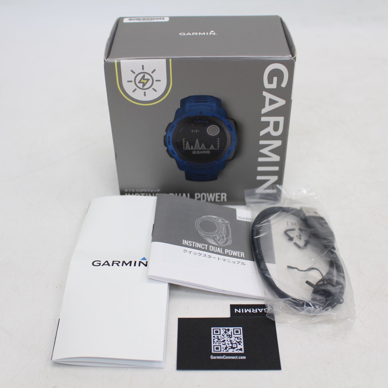動作未確認】GARMIN INSTINCT DUAL POWER箱付き