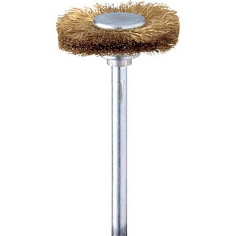 新品 未開封 】 ミニター ミニモ 金属ブラシ ホイール 真鍮 φ22 (3本入