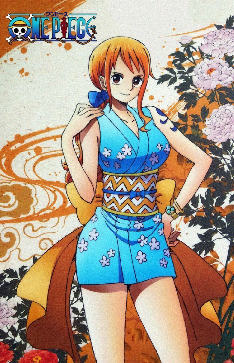 ONE PIECE ワンピース ナミ コスプレ 衣装 コスチューム 浴衣 Nami コスプレ衣装 ワノ国 Cosplay 和服 演出服 変装 仮装  日常服 アニメ 祭り 学園祭 文化祭 漫遊展 ハロウィン クリスマス コスチューム ウイッグ付き - メルカリ