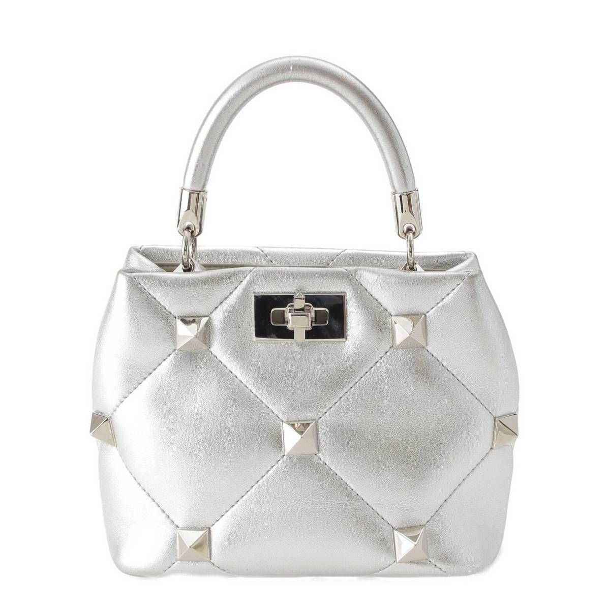 ヴァレンティノ ハンドバッグ ローマンスタッズ　ラムスキン ヴァレンティノ ハンドバッグ ローマンスタッズ ラムスキン 【公式通販】