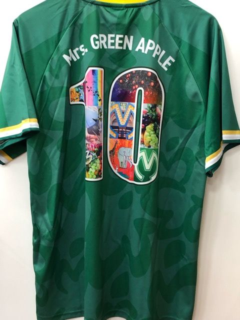 Mrs. GREEN APPLE 10 ゲームシャツ1枚+ワッペン10枚 Mrs. GREEN APPLE 10 ゲームシャツ Tシャツ ワッペン10枚セット